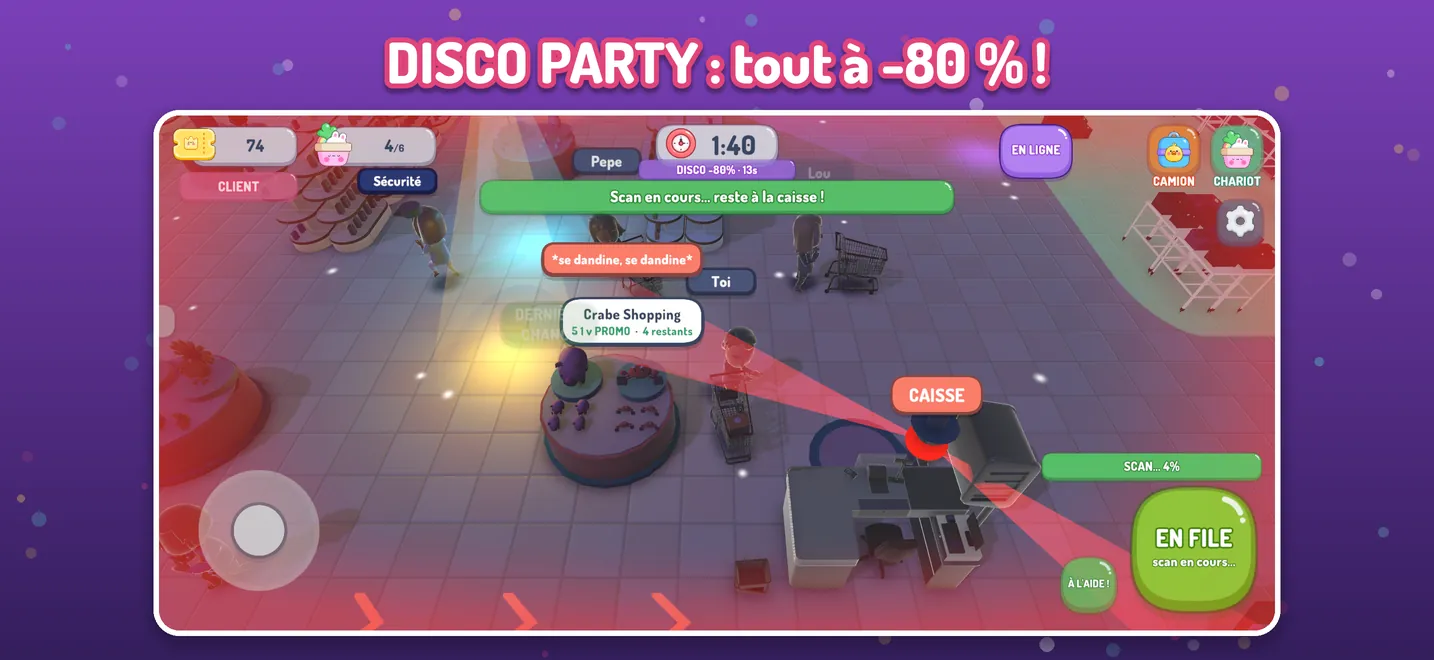 DISCO PARTY : tout à -80 % !
